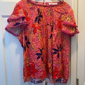 Floral Multicolor Women's Top